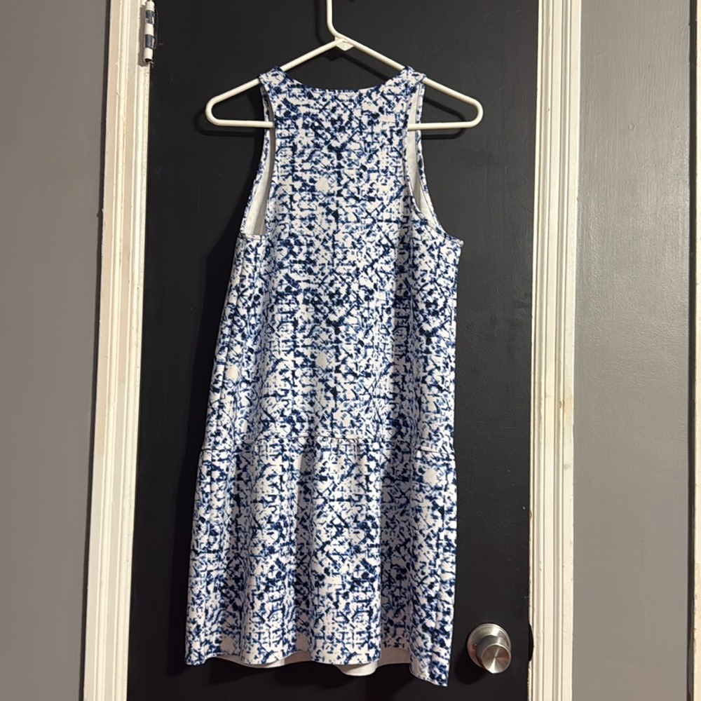 Belle Sky Babydoll Tank Dress Spring Summer Stretch Racerback Size: M - Picture 2 of 5